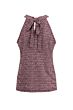 Zusss jersey halter top met grafische print