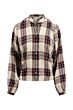  Zusss ruit blouse met strik