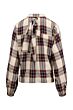  Zusss ruit blouse met strik