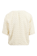  Zusss feather jacquard top