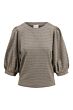 Zusss geruite top met pofmouw