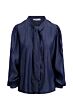 Zusss denim blouse met strik