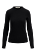 Zusss basic rib ronde hals top met stretch