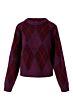 Zusss trui met lurex ruit