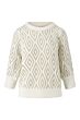 Zusss pofmouw trui met lurex nordic jacquard