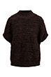 Zusss mouwloze trui met lurex jacquard