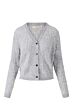 Zusss rib vest met kleine pailletten