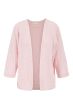 Zusss vest structuur steek licht roze