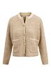 Zusss jacquard vest met visgraat structuur