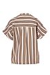 Zusss gestreepte blouse met korte mouw