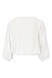 Zusss vleermuis blouse linnenlook off white