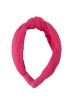Zusss haarband met knoop fel roze