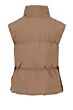 Zusss korte bulky bodywarmer darker sand