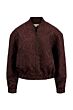 Zusss bomber jasje van lurex jaquard stof