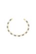 Zusss armband bangle streep grijsblauw