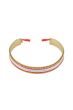 Zusss armband bangle streep wit/rood