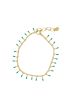 Zusss armband druppels lime/goud
