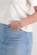 Zusss armband druppels zalm/goud