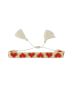 Zusss armband hartjes breed wit