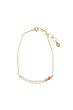 Zusss armband met parels off white