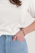 Zusss armband met parels off white