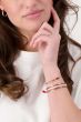 Zusss armband streep goud multikleur