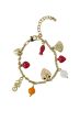 Zusss armband met bedels goud