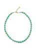 Zusss ketting met kralen jadegroen
