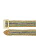 Zusss raffia riem met streep