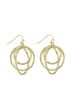 Zusss oorhangers met rondjes goud