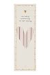 Zusss doosje met 10 smalle kaarsjes 17cm beige-One Size