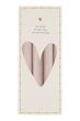 Zusss 4 rustieke kaarsen 20cm beige-One Size