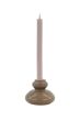 Zusss kandelaar 5.5cm warmgrijs-One Size