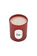 Zusss geurkaars glas love rood