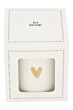 Zusss geurkaars keramiek in doosje lief kleintje m