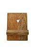 Zusss boekenstandaard hout hartje