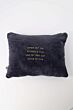 Zusss kussen samen met jou 35x25cm donkerblauw/gou