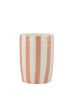 Zusss koffiemok streep wit/oud roze