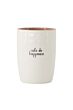 Zusss koffiemok cafe de happiness wit/zwart