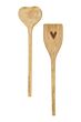 Zusss lepel hout hartvorm naturel