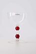 Zusss wijnglas lieverd transparant