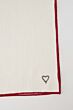 Zusss placemat hart off white/rood