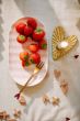 Zusss tafelloper 300x50cm peper en zout / rood