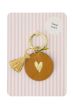 Zusss ansichtkaart sleutelhanger lieve zus roze