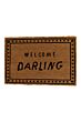 Zusss deurmat welcome darling bruin/zwart