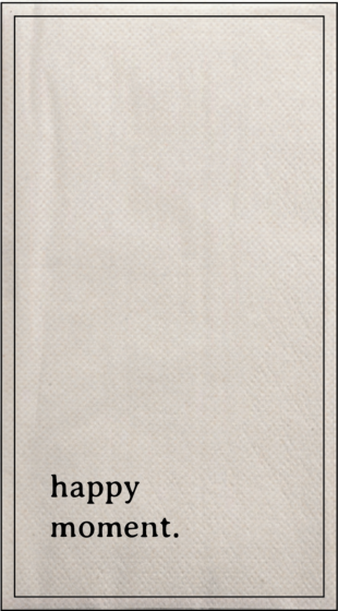 Zusss servetten rechthoek happy moment