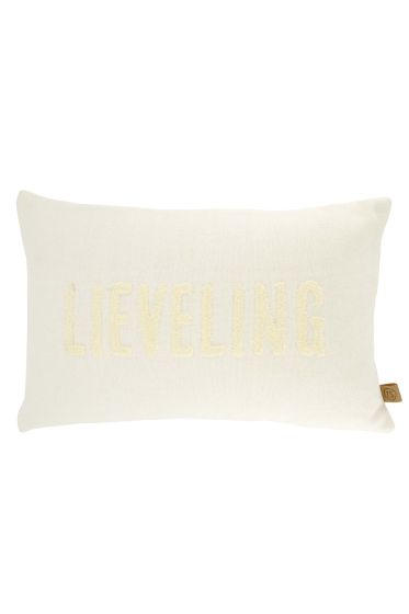 Zusss kussen lieveling 50x30 off white