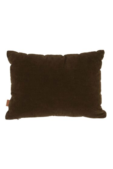 Zusss kussen corduroy liefs 35x25cm bruin