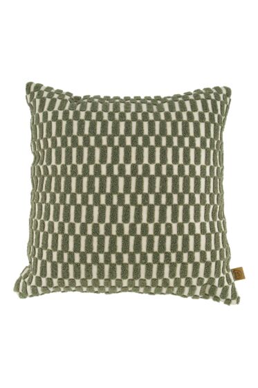 Zusss kussen corduroy/velvet grafisch 45x45cm offw
