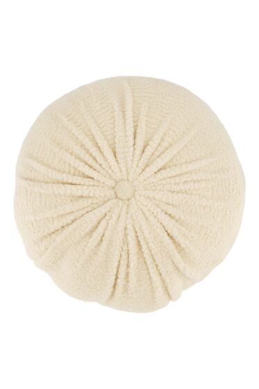 Zusss kussen teddy rond Ø40cm zand